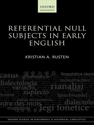 cover image of Referential Null Subjects in Early English